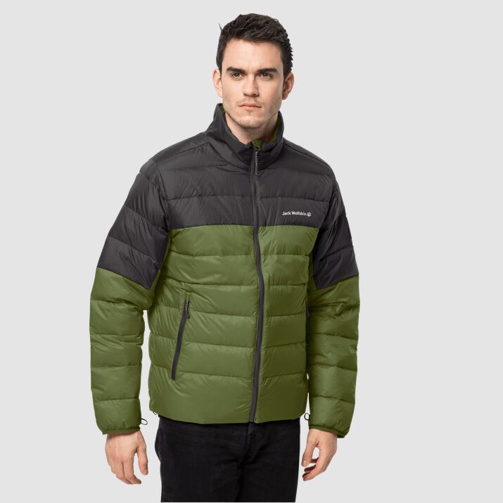 Chamarra Pluma Jack Wolfskin Dna Tundra Hombre Verdes Mexico-9316245